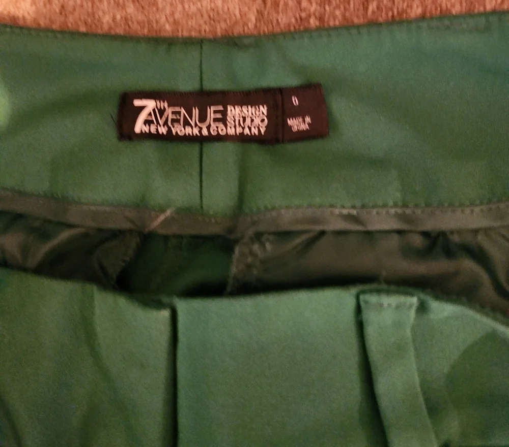 7th Avenue Design Studio By NY & CO Green Women's Pants